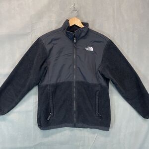 The North Face Denali Fleece Jacket Girls XL Black  Polartec Full Zip Outdoor